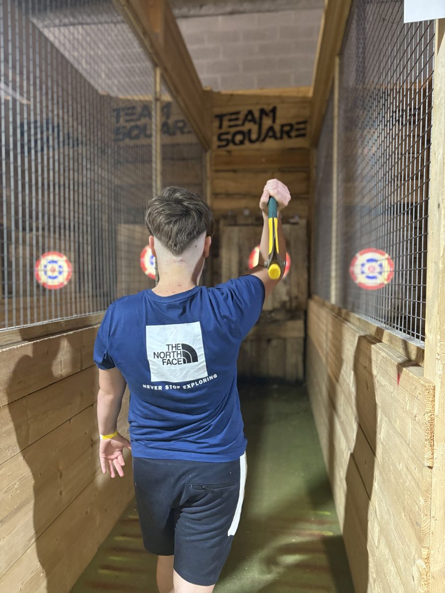 Lancer de hache à Lille chez Team Square